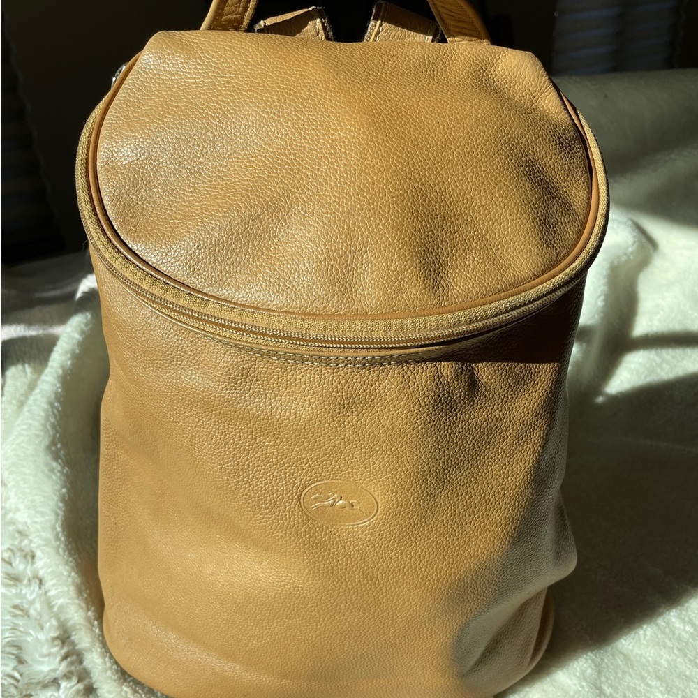 Longchamp Vintage Leather Backpack